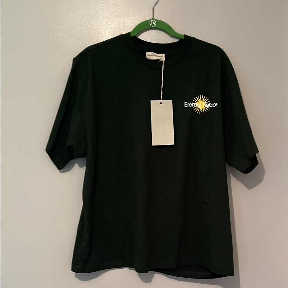 Museum of Peace & Quiet, NWT Green Tee “Eternal Peace “ Large - Picture 1 of 7